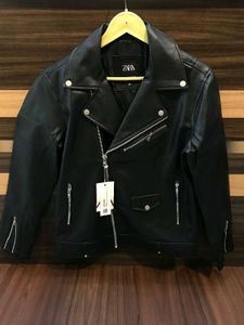Zara Black Biker Jacket - Like New