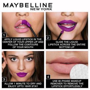 (Pack of 2) Maybelline Matte Liquid Lipsticks