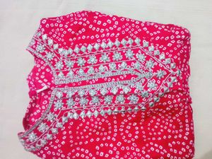 Pink Embroidered Kurta Set