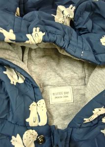 Adorable Squirrel Print Snowsuit