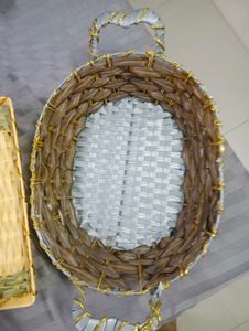 Decorative Woven Baskets Set gift hamper