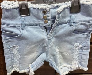Distressed Denim Shorts for Women