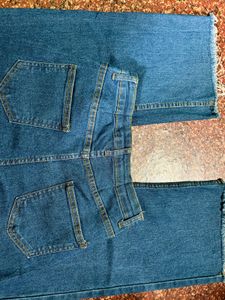 Dark blue baggy jeans