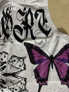 Graphic Butterfly Tank Top