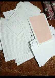 Assorted Lined &amp; Blank Papers