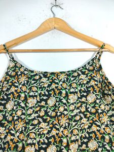 Black Floral Printed Kurtas (Women's)