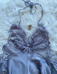 Lace Butterfly Sleep Romper