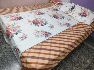 Pure Cotton Bedsheet 90*108