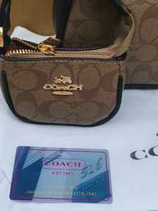 Coach Gift set Black&amp; Apricot