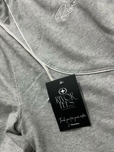 Gray Wide Leg Sweatpants