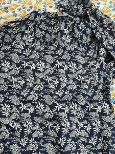Solly Navy Floral Print shirt