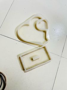 Heart &amp; Rectangle Silicone Mold Set