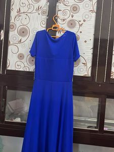 Royal Blue Embellished Ethnic Gown