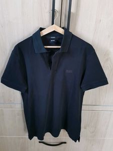Original BOSS Black Polo Shirt