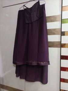 Elegant Purple burkha nakab