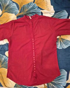 Classy Red Shirt