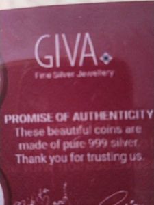 GIVA Siver Coin 🪙 1gm