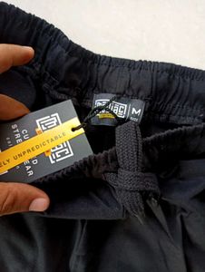 MANIAC Black Jogger Pants