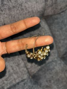 Sparkling Statement Hoop Earrings