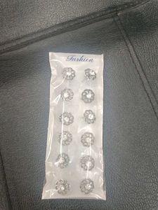 Flower Stud Earrings Set( black jewellery)