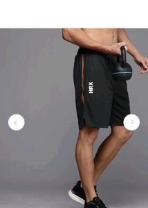 HRX Men's Black Athletic Shorts