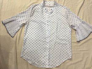 Chic Polka Dot Bell Sleeve Top
