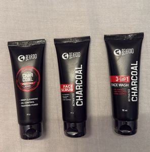 Beardo Charcoal Face Care Set