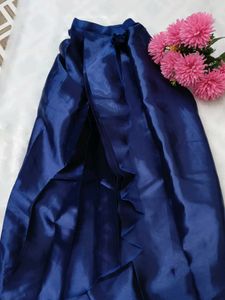 Elegant Royal Blue Ethnic Skirt