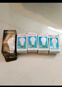 5 x LED Light Bulbs, Tea Coaster & Pen