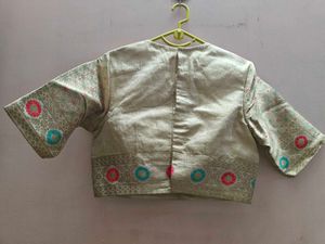 Elegant Brocade Blouse