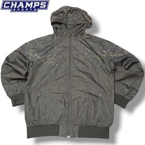 CSG METALLIC PATTERN WINDBREAKER JACKET