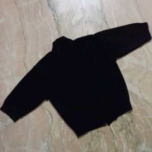 Black Woolen Blouse (34")