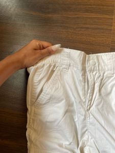 White Cargo Pants