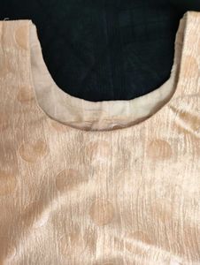 Elegant Satin Cream Top