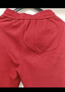 Red Wide-Leg Lounge Pants
