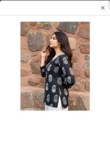 Black White Paisley Print Dress Material