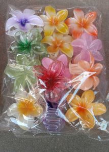 Flower Hair Clip Set pack of 4