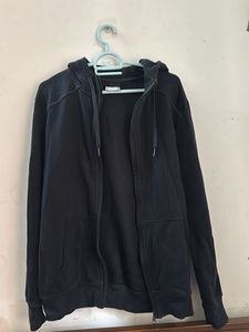 Black Zip-Up Hoodie