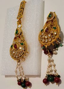 1 Grams Gold Combo Saree Kamar Latakn 1 & Saree pin1