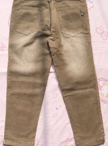 chocolatey denim jeans