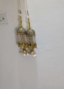 Exquisite Gold Kaleerein with Pearls