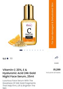 St. Botanica 24k Gold Night Face Serum