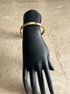 Elegant Gold-Tone Bangle Bracelet
