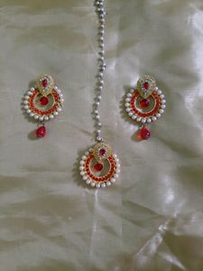 Earrings and Tikka Set