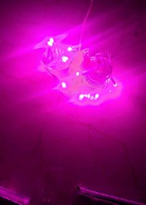 New/unused  With Box Baby Pink Fairy Lights.