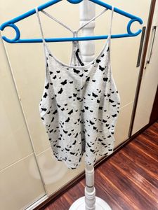 Cute Butterfly Print Tank Top