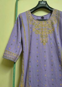 Thermal Stylish Lavender Kurta