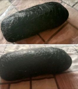 Synthetic Black Hair Bun Maker