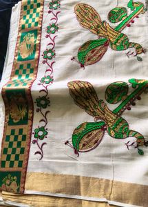 Beautifully Embroidered Saree