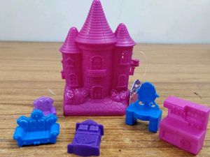 Tiny Doll house Castle & Furniture Playset 🏰